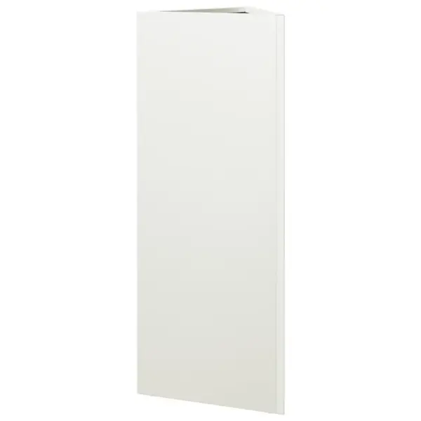 Kolmnurkne aia taimekast põhjaga, valge teras, 30 x 26 x 75 cm – 6