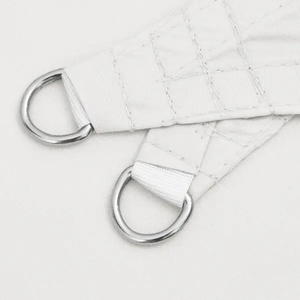 Veekindel UV-kaitsega kolmnurkne päikesepuri 3,6 x 3,6 x 3,6 m, valge – 5