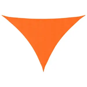 Veekindel kolmnurkne päikesepuri, oranž oxford-kangas, 4 x 5 x 6,4 m