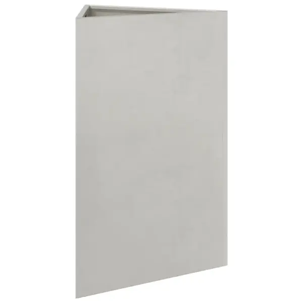 Kolmnurksed roostevabast terasest aiataimekastid põhjaga, 2 tk, hõbedased, 50 x 43 x 75 cm – 6