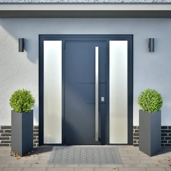 Aia taimekastid põhjaga, 2 tk, kolmnurksed, teras, antratsiithall, 40 x 34,5 x 70 cm – 3