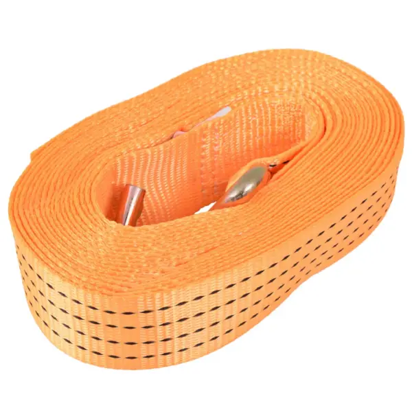 Pingutitega koormarihmad J-konksudega, 10 tk, 2 t, 8 m x 50 mm, oranž – 3