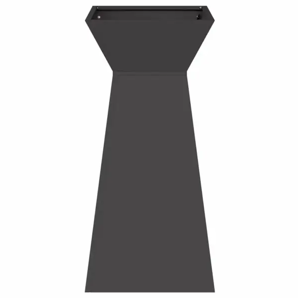 Kõrge aia istutusnõu, sambakujuline, must, 35 x 35 x 73 cm – 5