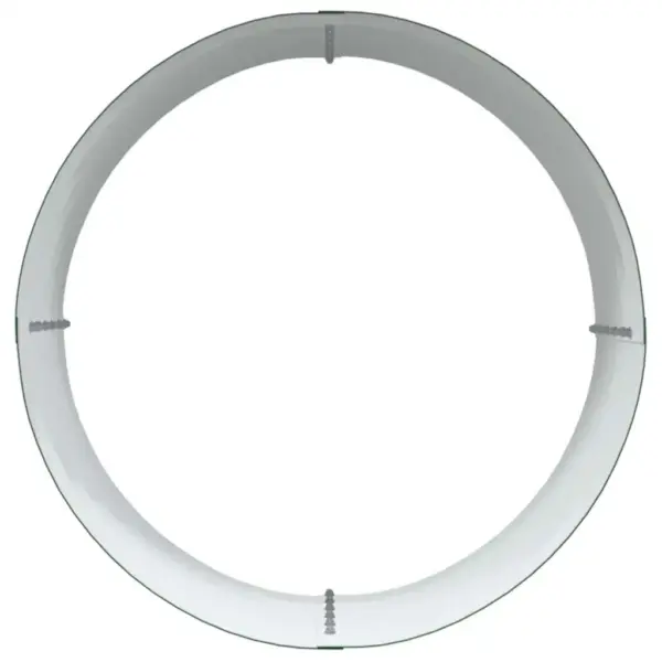 Kõrge aiapeenar terasest, roheline, 80 x 80 x 44 cm – 8