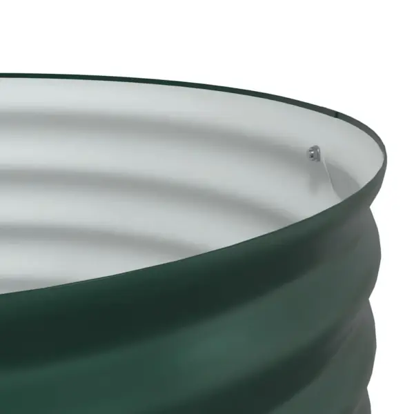 Kõrge aiapeenar terasest, roheline, 80 x 80 x 81 cm – 9