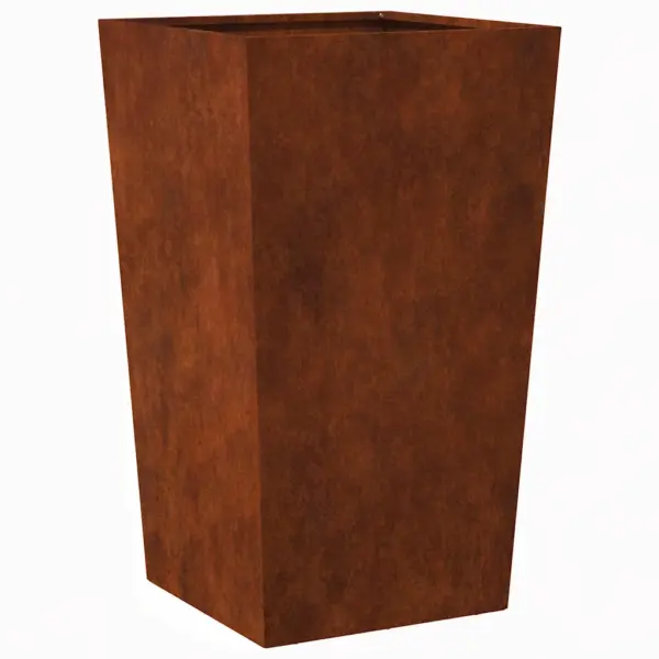 Kõrge ilmastikukindlast terasest aia istutuskast põhjaga, 45 x 45 x 75 cm – 2