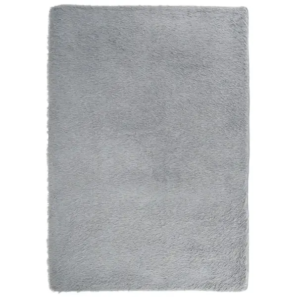 Kõrge karvaga vaip NAVARRA, helehall, 240 x 340 cm – 2
