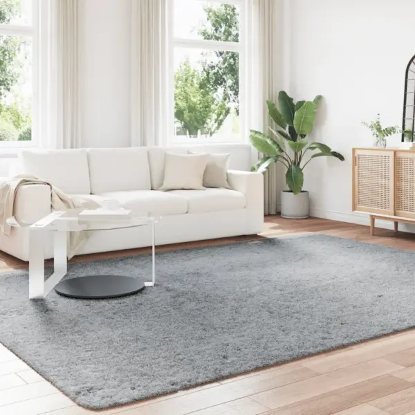 Kõrge karvaga vaip NAVARRA, helehall, 240 x 340 cm – 3