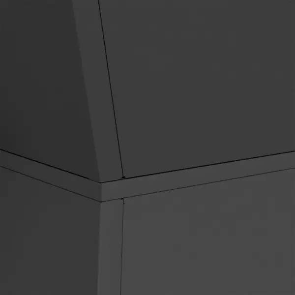 Kõrge sambakujuline aiapott, must, 40 x 40 x 100 cm – 8