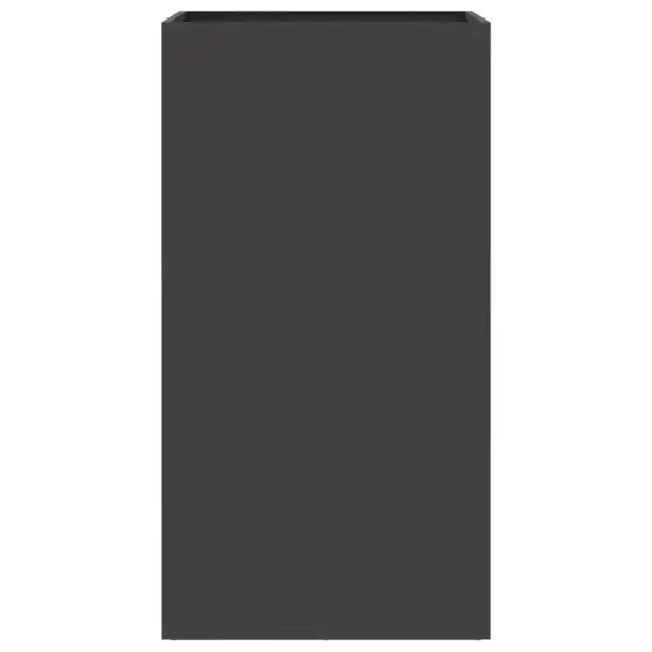 Kõrge taimekast külmvaltsitud terasest, must, 42 x 38 x 75 cm – 5