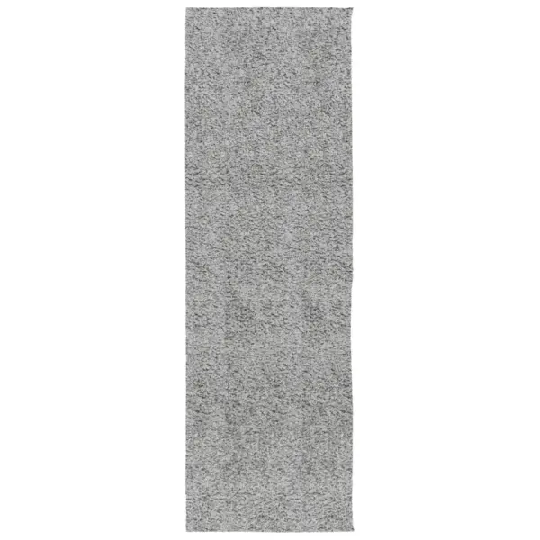 Kõrge narmaga Shaggy vaip, hall polüpropüleen, 80 x 250 cm – 2