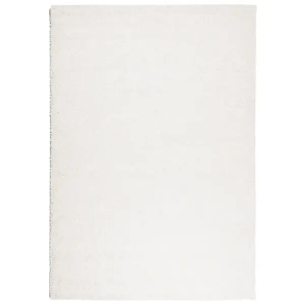 Pehme kõrge narmaga Shaggy vaip, kreemjasvalge, 140 x 200 cm, 100% polüpropüleen – 2