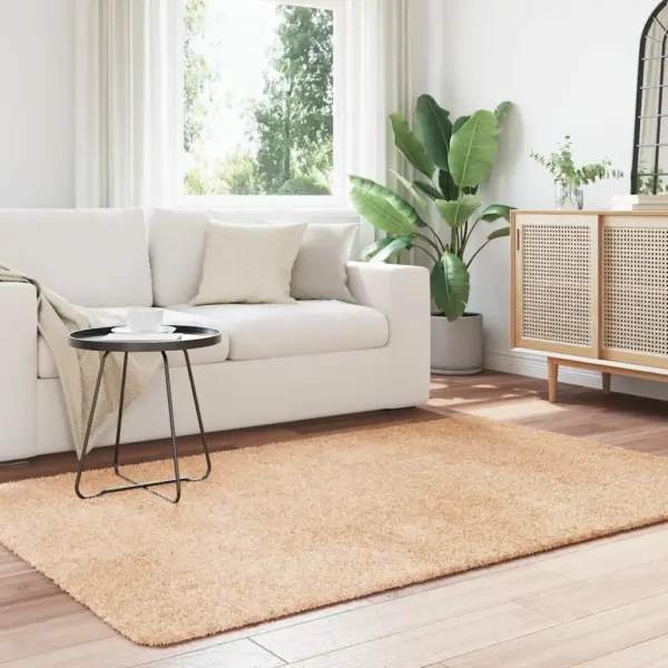 Kõrge narmaga shaggy vaip NAVARRA, beež, 130 x 200 cm, polüester – 3