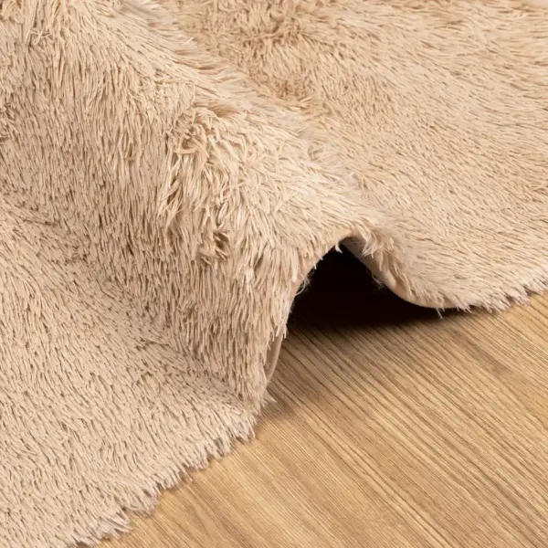 Kõrge narmaga shaggy vaip NAVARRA, beež, 130 x 200 cm, polüester – 5