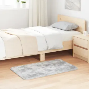 Kõrge narmaga shaggy vaip NAVARRA, hõbehall, 60 x 100 cm