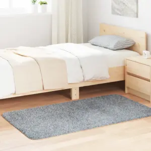 Kõrge narmaga shaggy vaip NAVARRA, helehall, libisemisvastase põhjaga, 80 x 150 cm