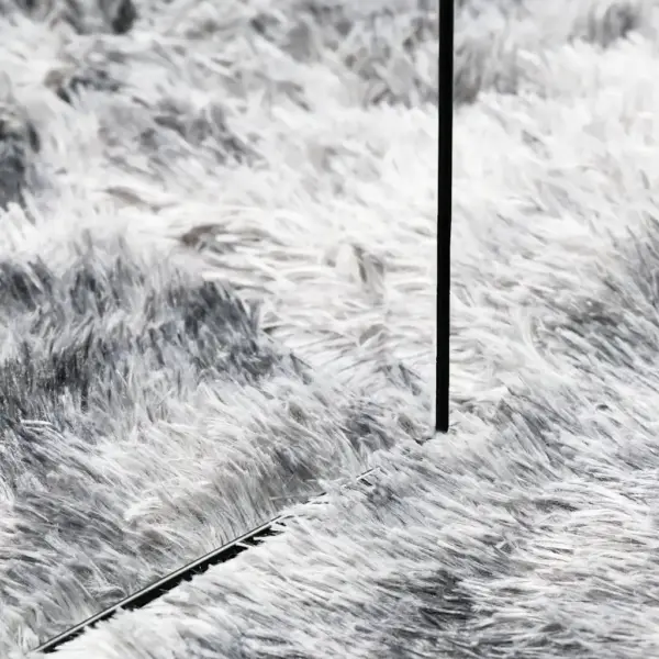 Kõrge narmaga Shaggy vaip NAVARRA, hõbehall, 240 x 240 cm – 7