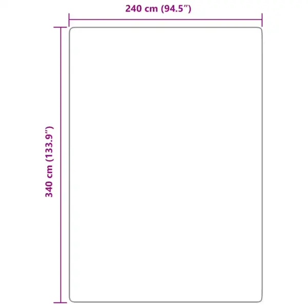 Kõrge narmaga shaggy vaip NAVARRA, kreemjasvalge, 240 x 340 cm – 10