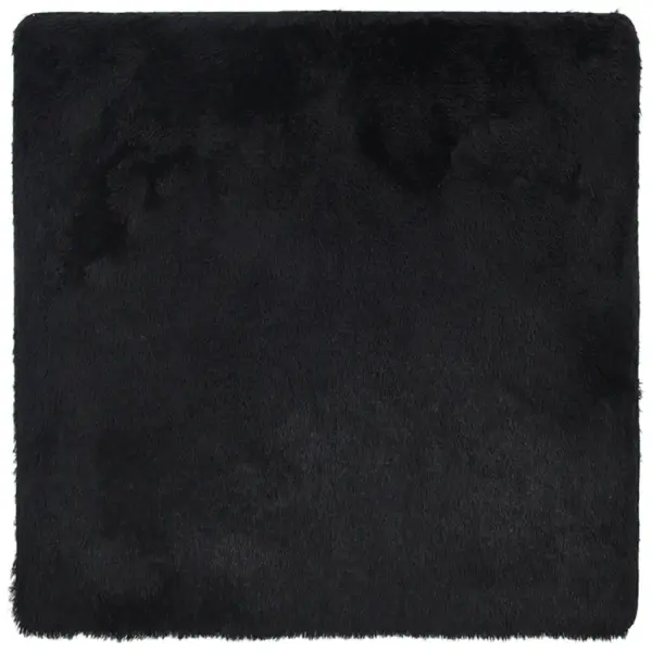 Kõrge narmaga shaggy vaip NAVARRA, must, 240 x 240 cm, 100% polüester – 2