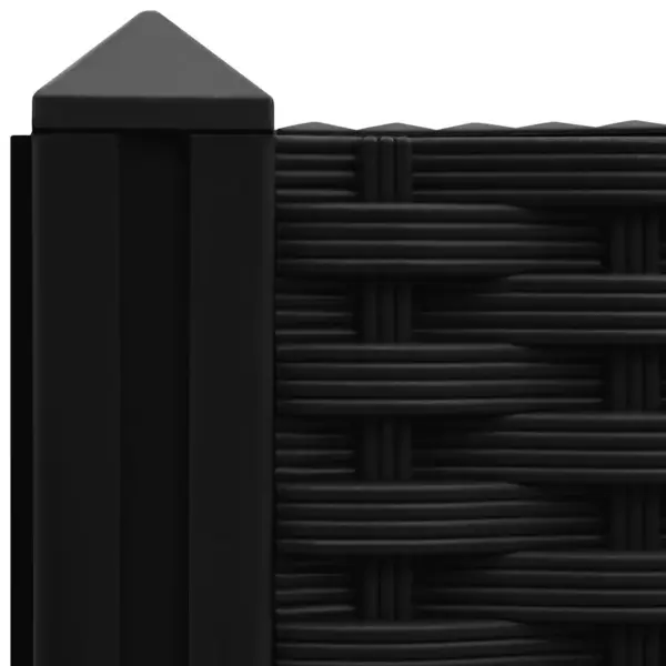 Kõrge taimekast 2 riiuliga, must polüpropüleen, 80 x 40 x 71 cm – 6