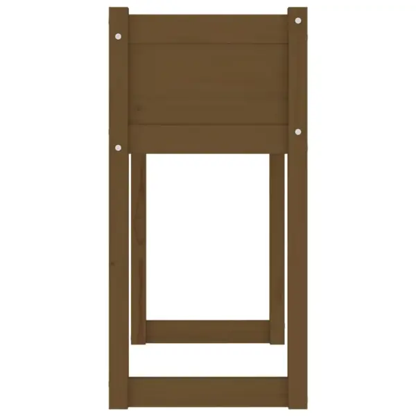 Kõrge taimekast meekarva männipuidust, 78 x 40 x 81 cm – 6