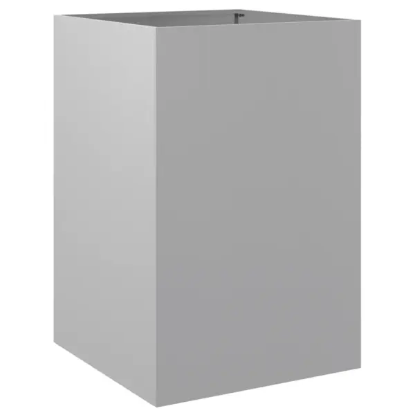 Kõrge taimekast tsingitud terasest, hõbedane, 52 x 48 x 75 cm – 2