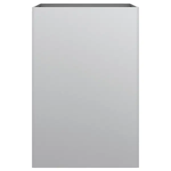 Kõrge taimekast tsingitud terasest, hõbedane, 52 x 48 x 75 cm – 7