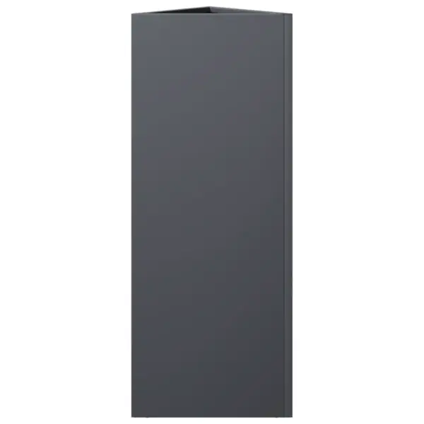 Kõrge terasest aiataimekast põhjaga, antratsiithall, 30 x 26 x 75 cm – 5