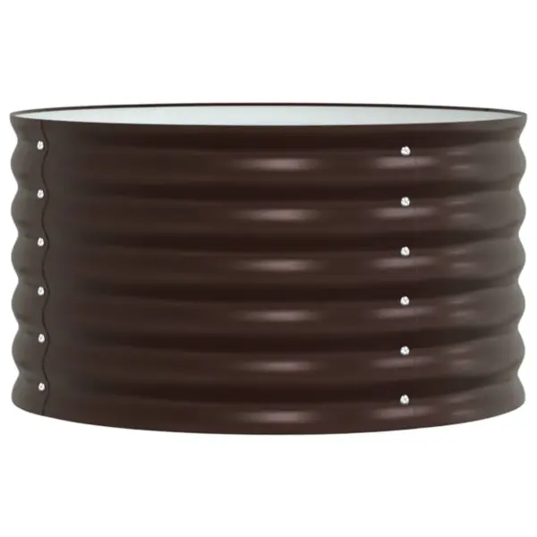 Kõrge terasest peenar, pruun, 80 x 80 x 44 cm – 5