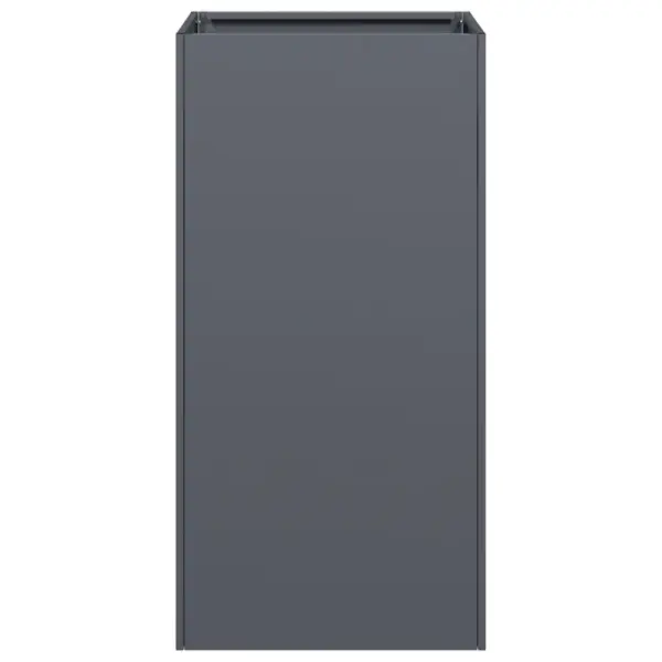 Kõrge taimekast külmvaltsitud terasest, avatud põhjaga, antratsiithall, 40 x 40 x 80 cm – 4