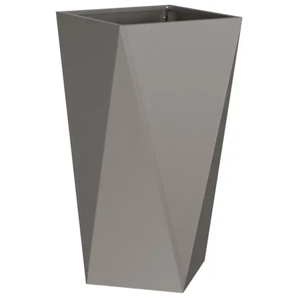 Kõrge terasest taimekast roostevärvi, 40 x 40 x 75 cm – 5