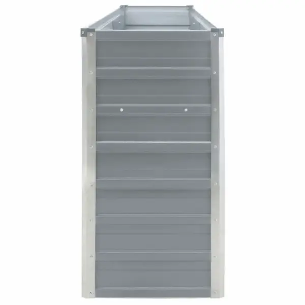 Kõrge peenrakast tsingitud terasest, hall, 320 x 40 x 77 cm – 4