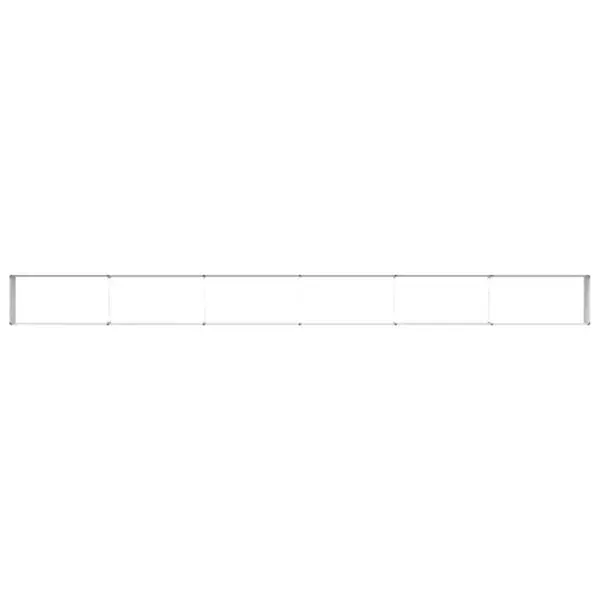 Kõrgendatud aiakast, helepruun tsingitud teras, 582 x 50 x 36 cm – 8