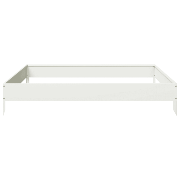 Kõrgendatud aiataimelava avatud põhjaga, valge teras, 100 x 100 x 18,5 cm – 5