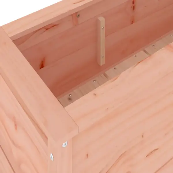 Puidust kõrgendatud taimelava aeda, 119,5 x 40 x 39 cm, töötlemata ebatsuuga puit – 7