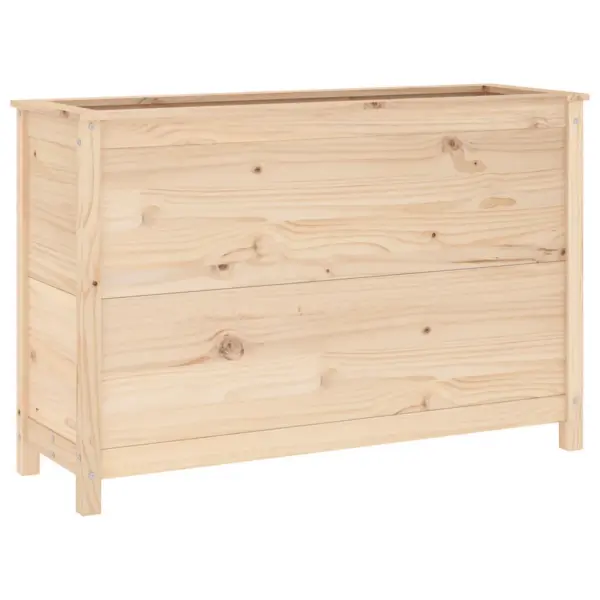 Kõrgendatud männipuidust taimelava, 119,5 x 40 x 78 cm – 6