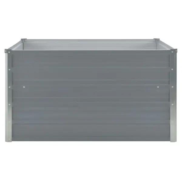 Kõrgendatud peenrakast tsingitud terasest, hall, 100 x 100 x 45 cm – 3