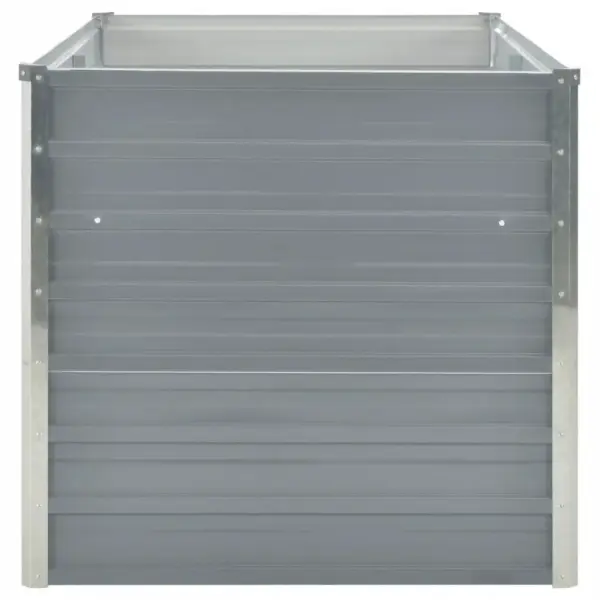 Kõrgendatud peenrakast tsingitud terasest, hall, 160 x 80 x 77 cm – 4