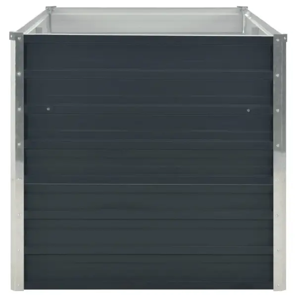 Kõrgendatud peenrakast, antratsiithall tsingitud teras, 160 x 80 x 77 cm – 5