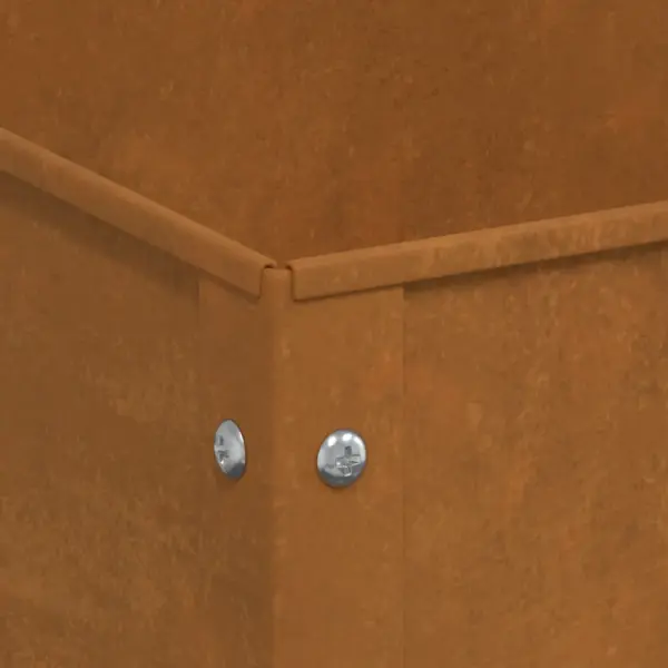 Kõrgendatud taimekast, pruun ilmastikukindel teras, 100,5 x 40,5 x 90 cm – 9