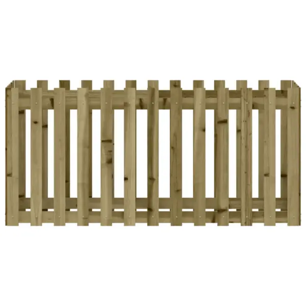 Aiapiirde stiilis kõrgendatud taimelava, survetöötlusega immutatud männipuit, 150 x 50 x 70 cm – 5