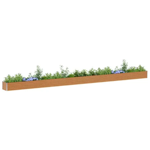 Kõrgendatud tsingitud terasest aiakast, helepruun, 775 x 50 x 36 cm – 3