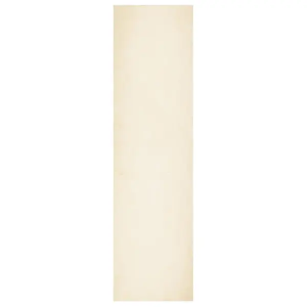 Kreemjas ristkülikukujuline alavaip Huarte, polüester, 400 x 80 cm – 2