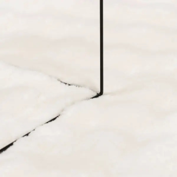 Ristkülikuline alavaip Sirolo, kreemjas polüester, 340 x 240 cm – 6