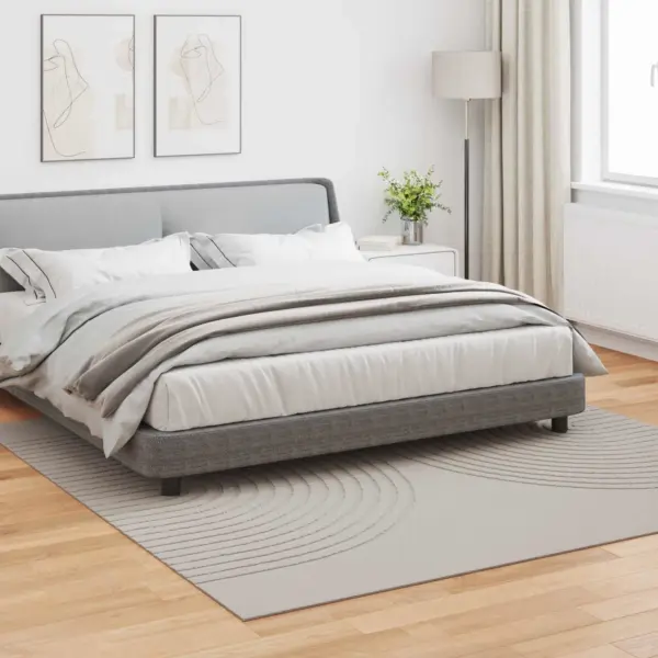 Libisemisvastane kandiline põrandavaip Galati, kreemjas polüester, 240 x 240 cm – 3