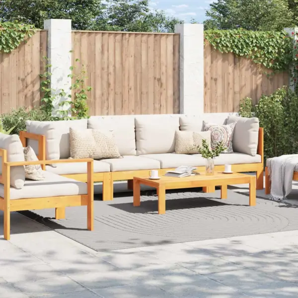 Libisemisvastane kandiline vaip Palmeras, kreemjas polüester, 240 x 240 cm – 3