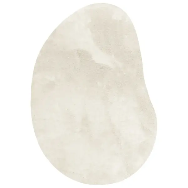 Kreemjas libisemiskindel polüestervaip HUARTE, 100 x 200 cm – 2