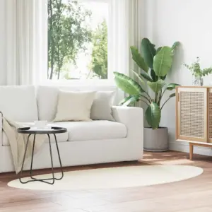 Libisemiskindel kreemjas vaip HUARTE, 80 x 150 cm, polüester