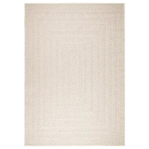 Kreemjas džuudimustriga sise- ja õuevaip ZIZUR, 200 x 290 cm, polüpropüleen – 3