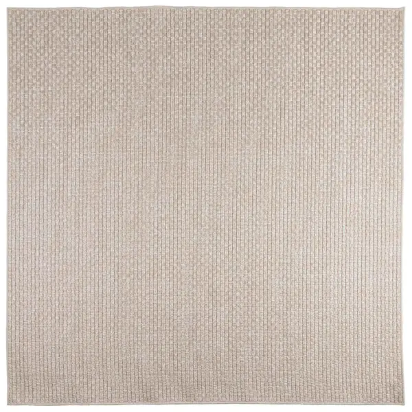 Libisemisvastane kandiline vaip Faro, kreemjas polüester, 240 x 240 cm – 2